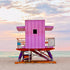 Pink #3 Art Deco Miami Lifeguard Stand