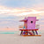 Pink #5 Art Deco Miami Beach Lifeguard Tower - Catch A Star Fine Art