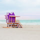 Purple #3 Art Deco Lifeguard Tower Miami Beach