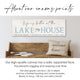 Life Is Better At The Lake House Canvas Sign - Catch A Star Fine Art