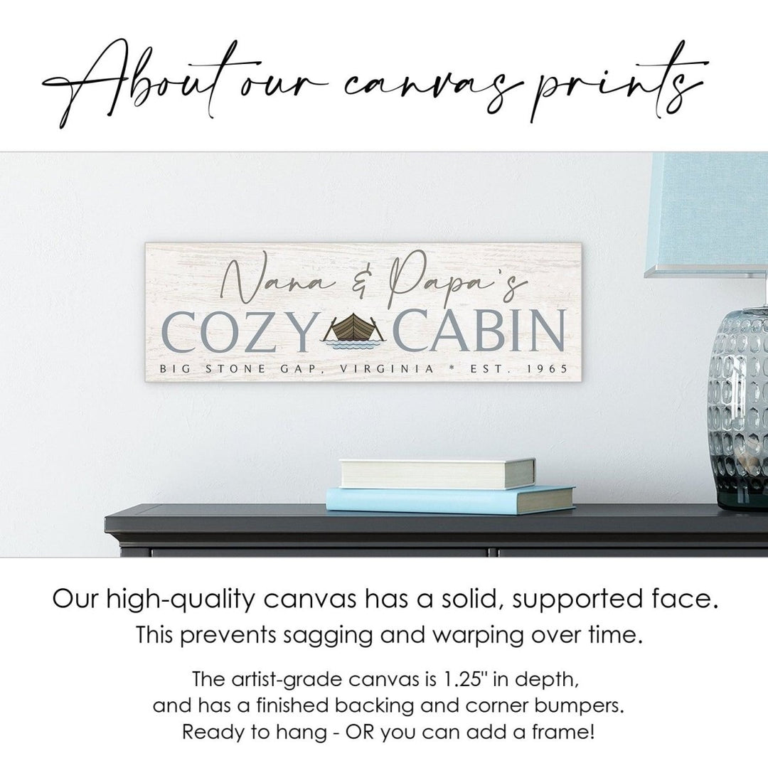 Cozy Cabin Custom Sign - Catch A Star Fine Art