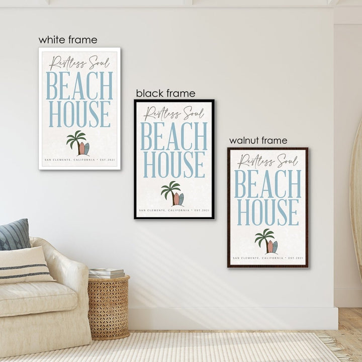 Custom Beach House Welcome Sign