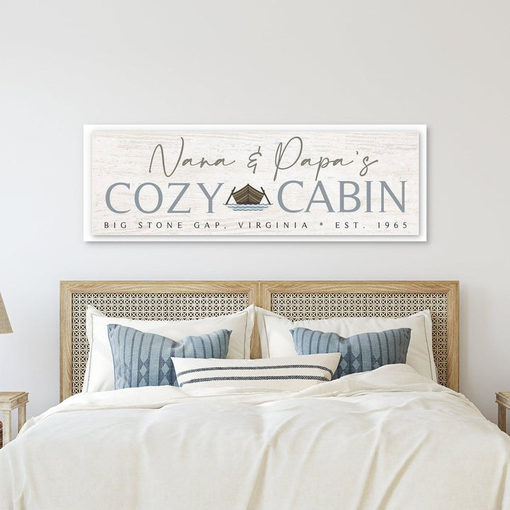 Cozy Cabin Custom Sign - Catch A Star Fine Art