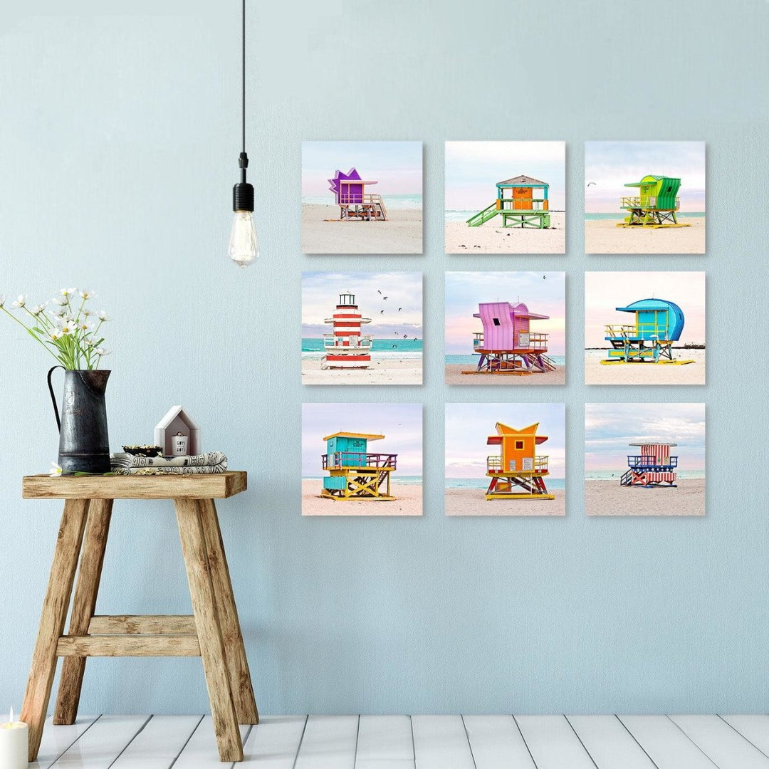 Colorful Canvas Collection, Coastal Beach Decor - Catch A Star Fine Art