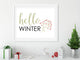 Hello Winter Art Print - Catch A Star Fine Art