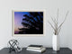 Tropical Sunset Purple Palm Frond Silhouette - Catch A Star Fine Art