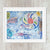 Chicago Mosaic Street Art Print, Travel Photography Chagall Four Seasons