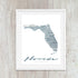 Florida Travel Art Print Coastal Decor