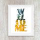 Welcome Typography Pineapple Art Print