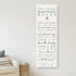 Personalized Beach House Rules Canvas Sign