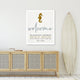 Personalized Beach Welcome Sign, Custom Wall Canvas Prints