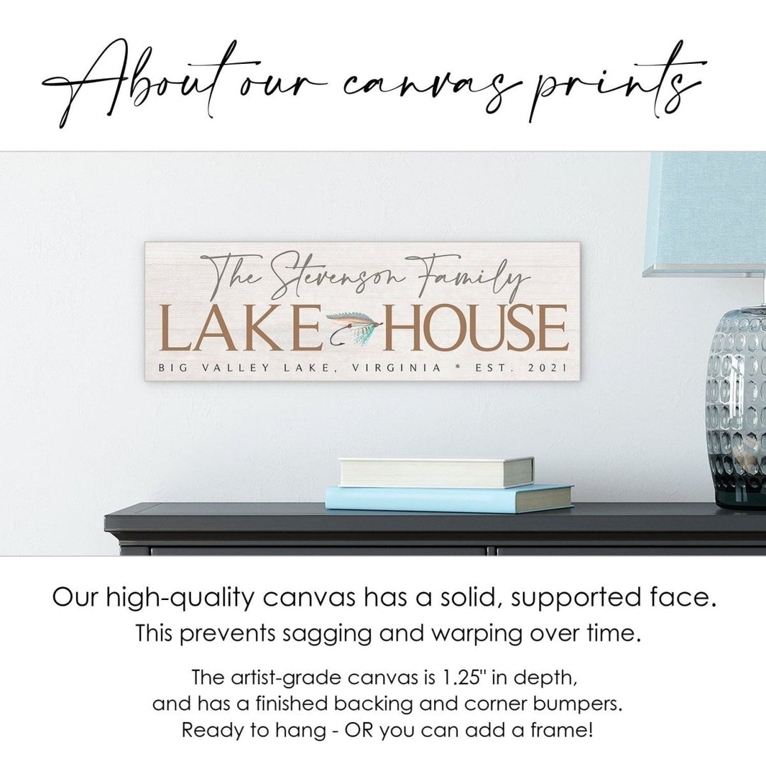 Personalized Lake House Sign - Catch A Star Fine Art