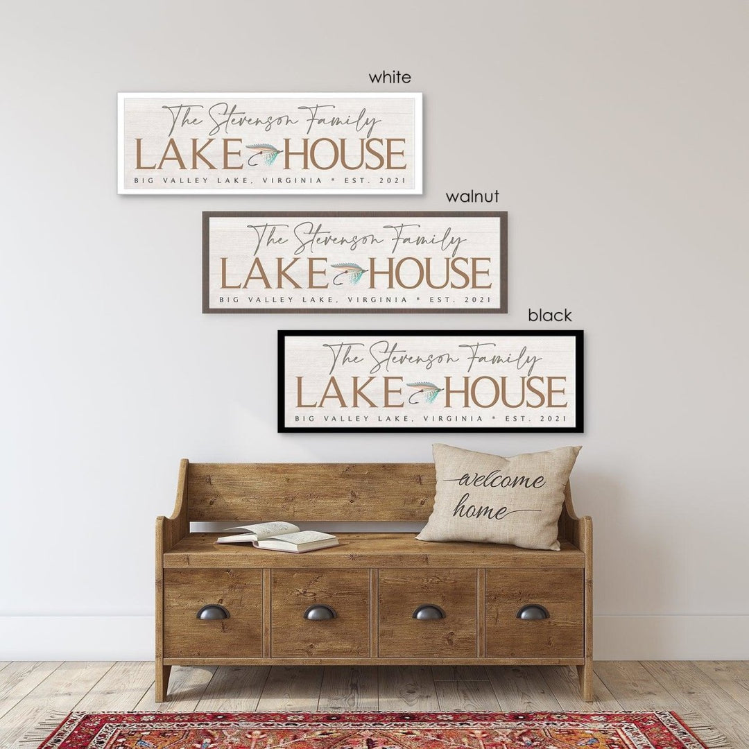 Personalized Lake House Sign - Catch A Star Fine Art