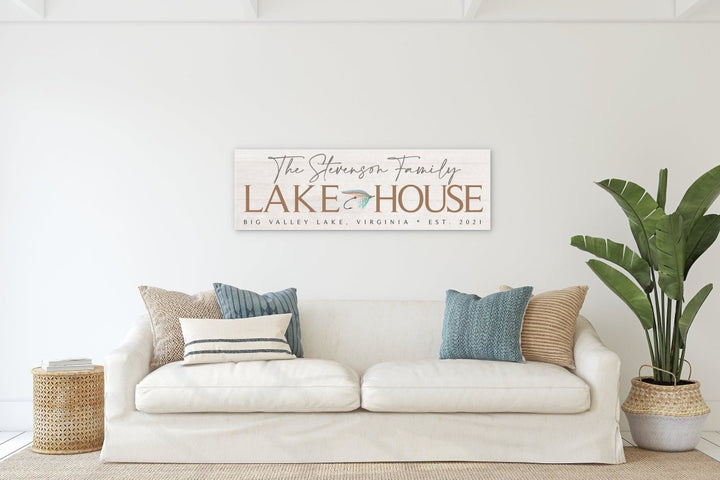 Personalized Lake House Sign - Catch A Star Fine Art