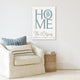 HOME Custom Canvas Sign With State - Catch A Star Fine Art