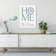 HOME Custom Canvas Sign With State - Catch A Star Fine Art