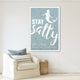 Stay Salty Custom Canvas Print