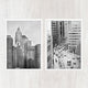 NYC Black & White Street Scenes, Set of 2 prints - Catch A Star Fine Art