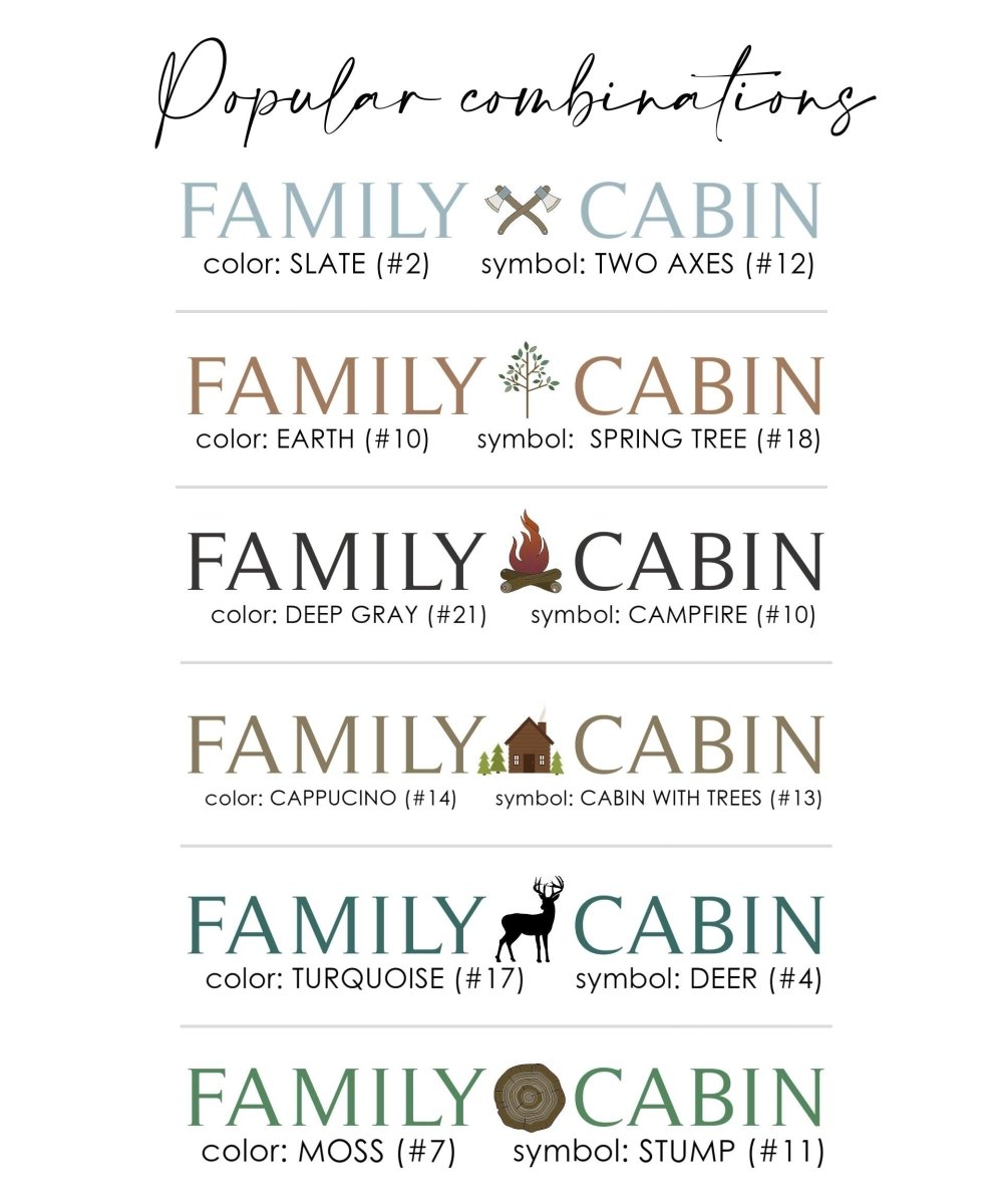 Family Cabin Custom Canvas Sign - Catch A Star Fine Art