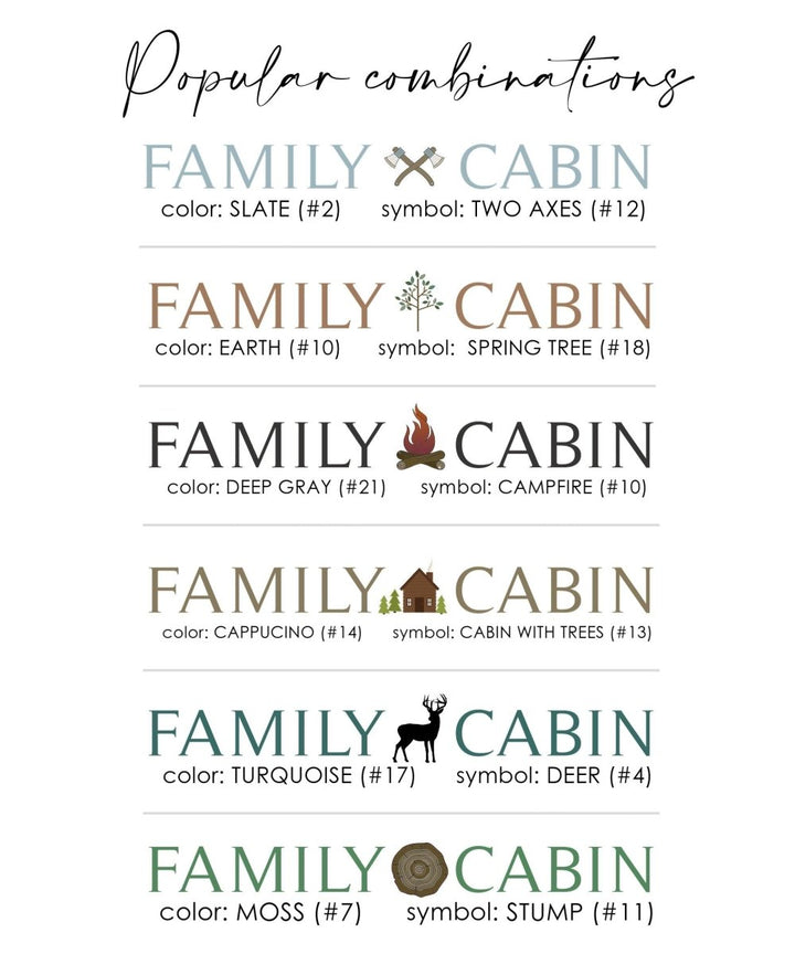 Family Cabin Custom Canvas Sign - Catch A Star Fine Art