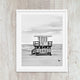 Red White & Blue #4 Lifeguard Stand  - BW