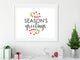 Season's Greetings Art Print - Catch A Star Fine Art