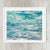 Vibrant Waves Blue Beach Decor - Art Print or Canvas
